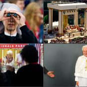 The Papal Mass at Washington Nationals stadium. Washington, DC.